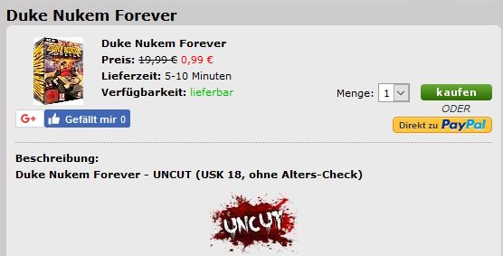 Duke Nukem Forever MMOGA